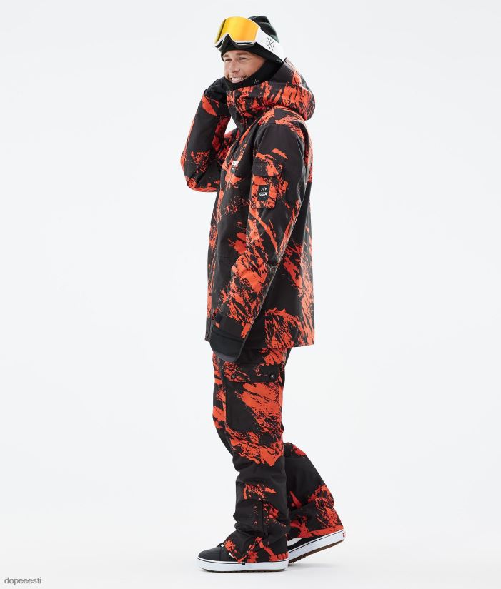 Dope Snow Eesti - mehed osav lumelaua jope Dope värvi oranž B62VTF15 - Image 6