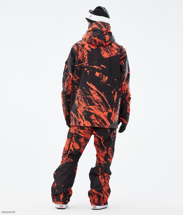 Dope Snow Eesti - mehed osav lumelaua jope Dope värvi oranž B62VTF15 - Image 7