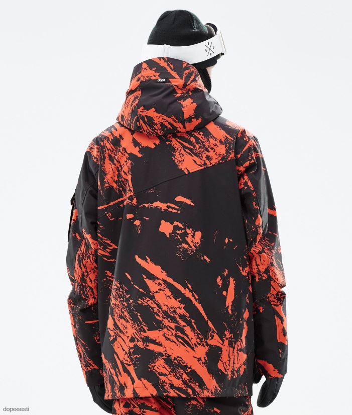 Dope Snow Eesti - mehed osav lumelaua jope Dope värvi oranž B62VTF15 - Image 9