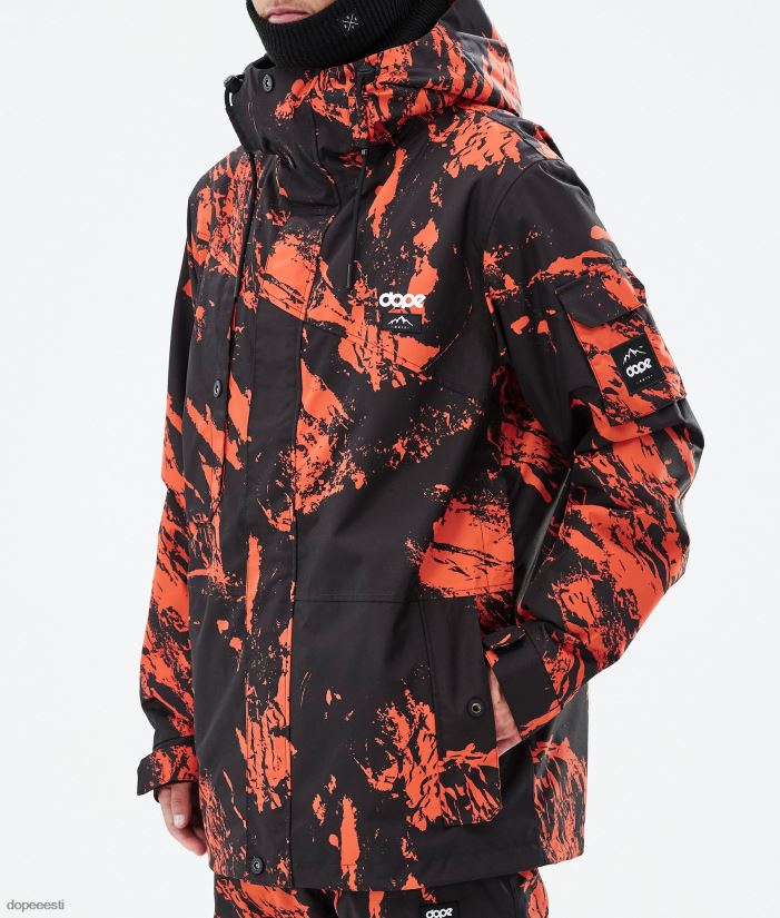 Dope Snow Eesti - mehed osav lumelaua jope Dope värvi oranž B62VTF15 - Image 10