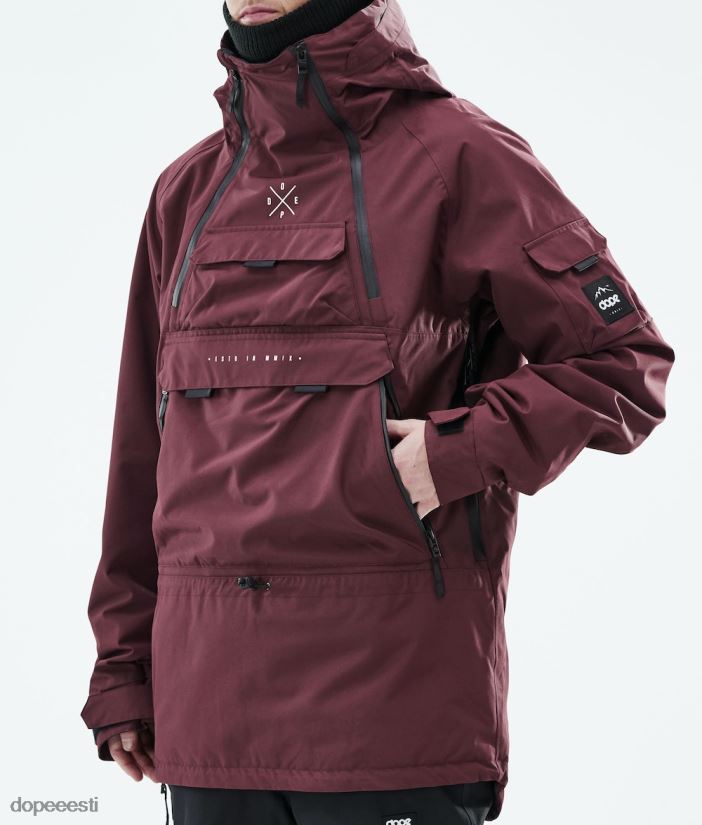 Dope Snow Eesti - mehed sarnane 2019 lumelaua jope Dope Burgundia B62VTF136 - Image 7