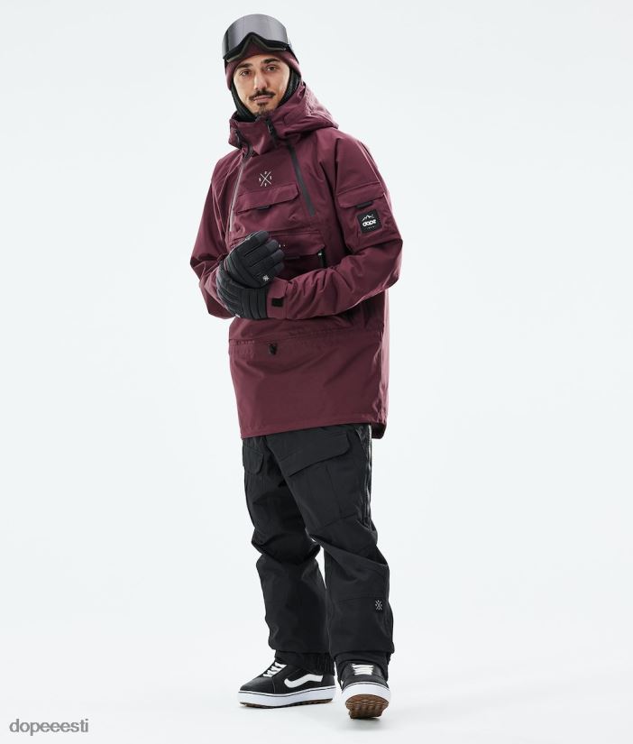 Dope Snow Eesti - mehed sarnane 2021 lumelaua jope Dope Burgundia B62VTF129 - Image 5