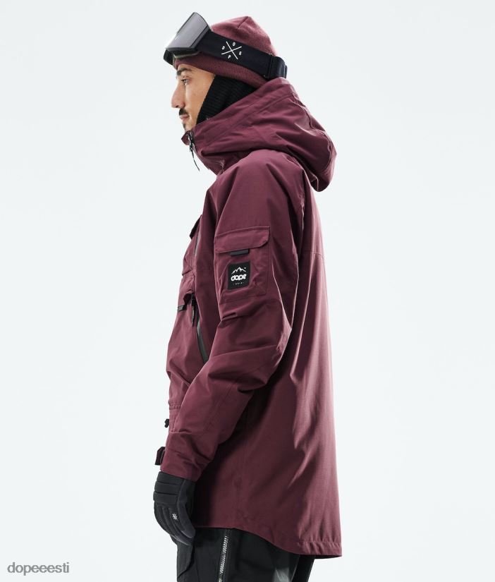 Dope Snow Eesti - mehed sarnane 2021 lumelaua jope Dope Burgundia B62VTF129 - Image 8