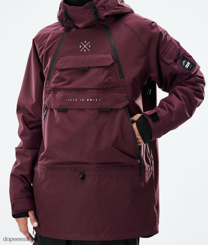 Dope Snow Eesti - mehed sarnane 2021 lumelaua jope Dope Burgundia B62VTF129 - Image 10