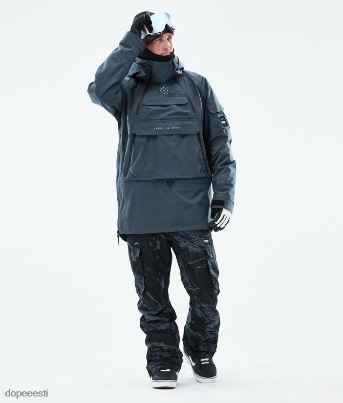Dope Snow Eesti - mehed sarnane 2021 lumelaua jope Dope metallist sinine B62VTF134 - Image 11