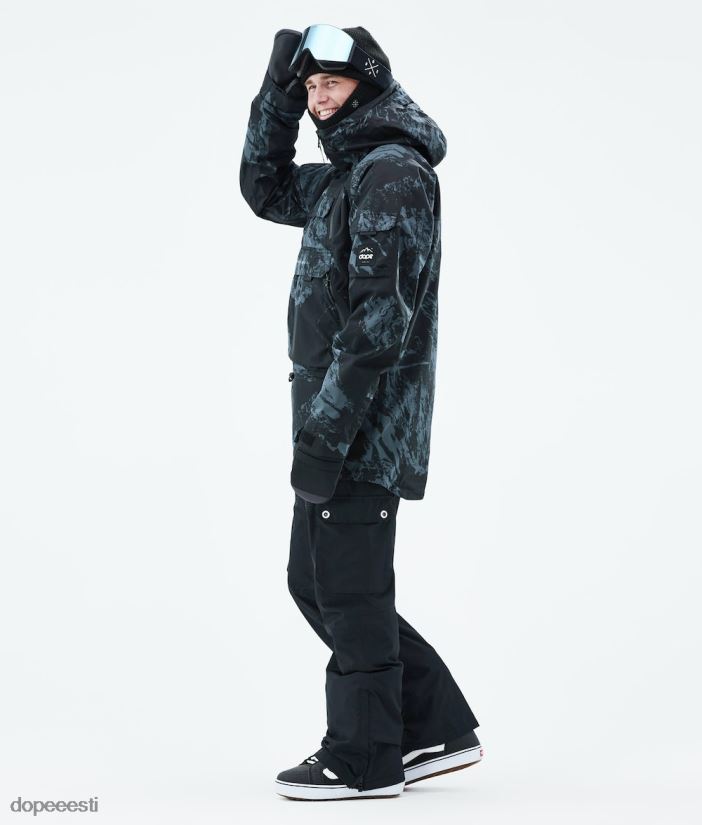 Dope Snow Eesti - mehed sarnane 2021 lumelaua jope Dope värvi metalli siniseks B62VTF142 - Image 3