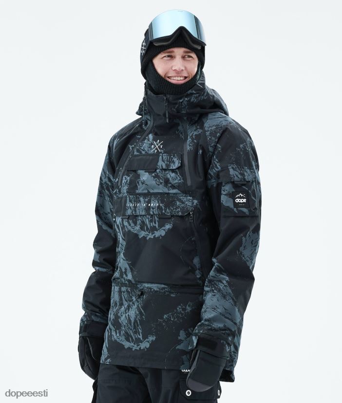 Dope Snow Eesti - mehed sarnane 2021 lumelaua jope Dope värvi metalli siniseks B62VTF142 - Image 1