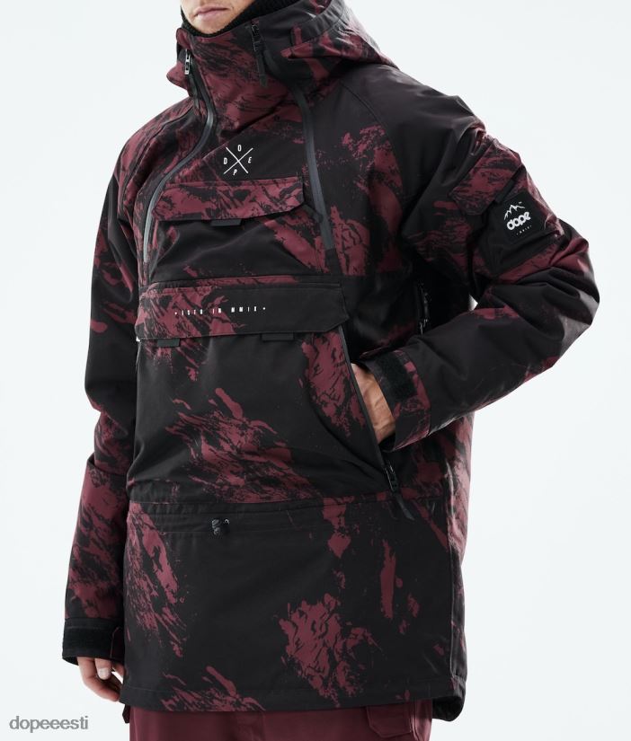 Dope Snow Eesti - mehed sarnane 2021 lumelaua jope Dope värvige Burgundia B62VTF52 - Image 11