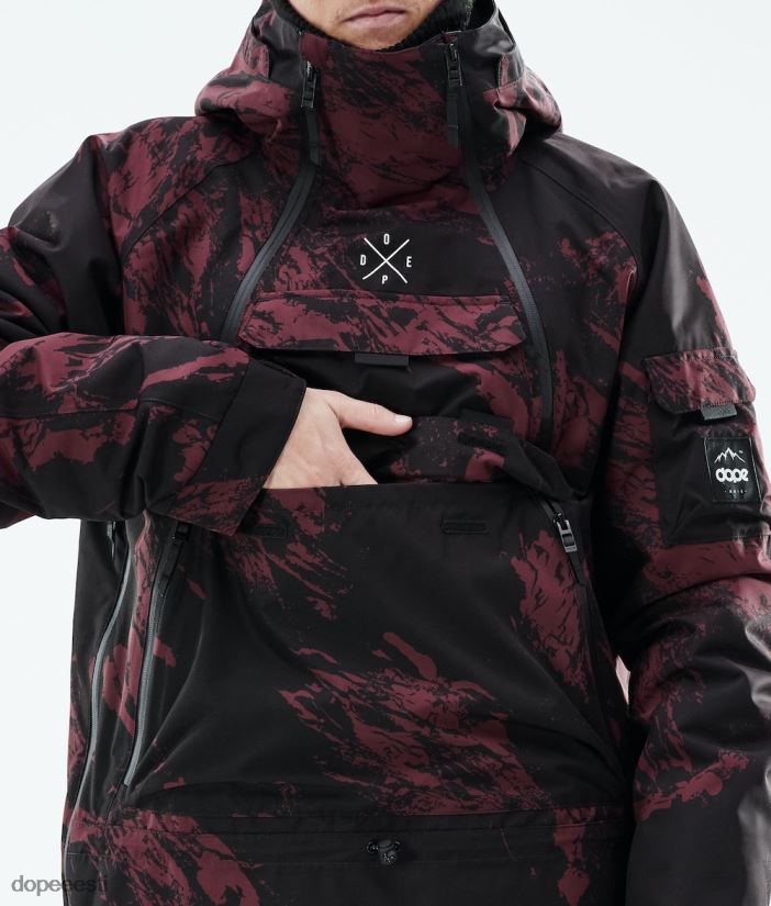 Dope Snow Eesti - mehed sarnane 2021 lumelaua jope Dope värvige Burgundia B62VTF52 - Image 12