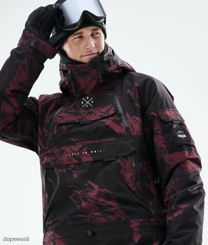 Dope Snow Eesti - mehed sarnane 2021 lumelaua jope Dope värvige Burgundia B62VTF52 - Image 3