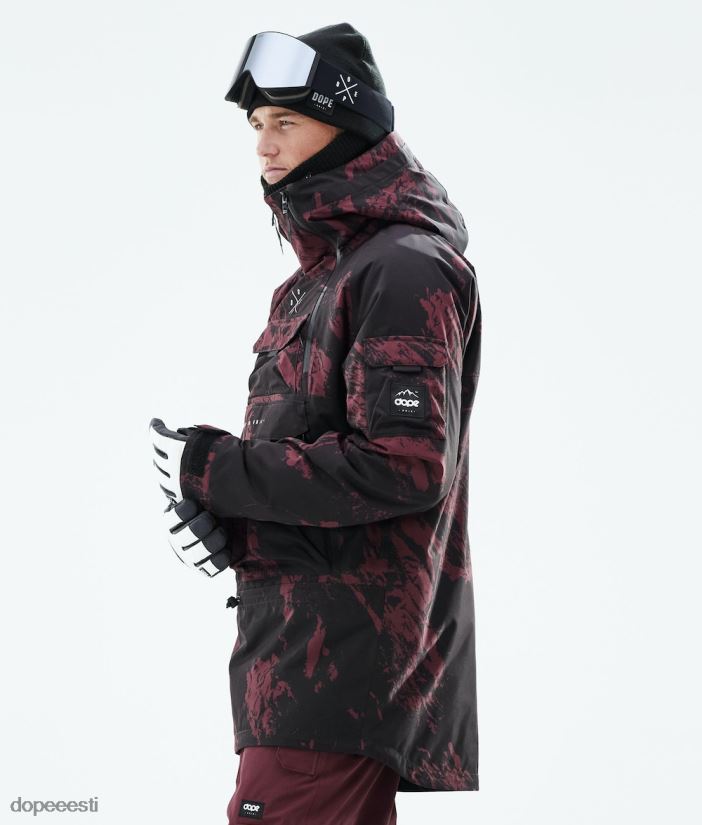 Dope Snow Eesti - mehed sarnane 2021 lumelaua jope Dope värvige Burgundia B62VTF52 - Image 9