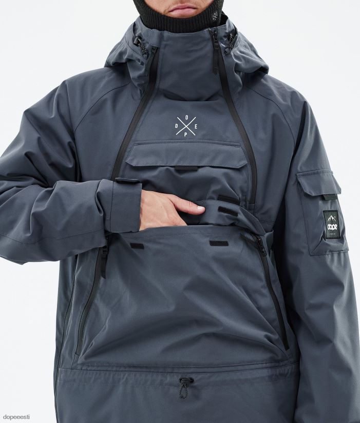 Dope Snow Eesti - mehed sarnane lumelaua jope Dope metallist sinine B62VTF23 - Image 2