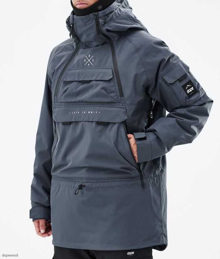 Dope Snow Eesti - mehed sarnane lumelaua jope Dope metallist sinine B62VTF23 - Image 9