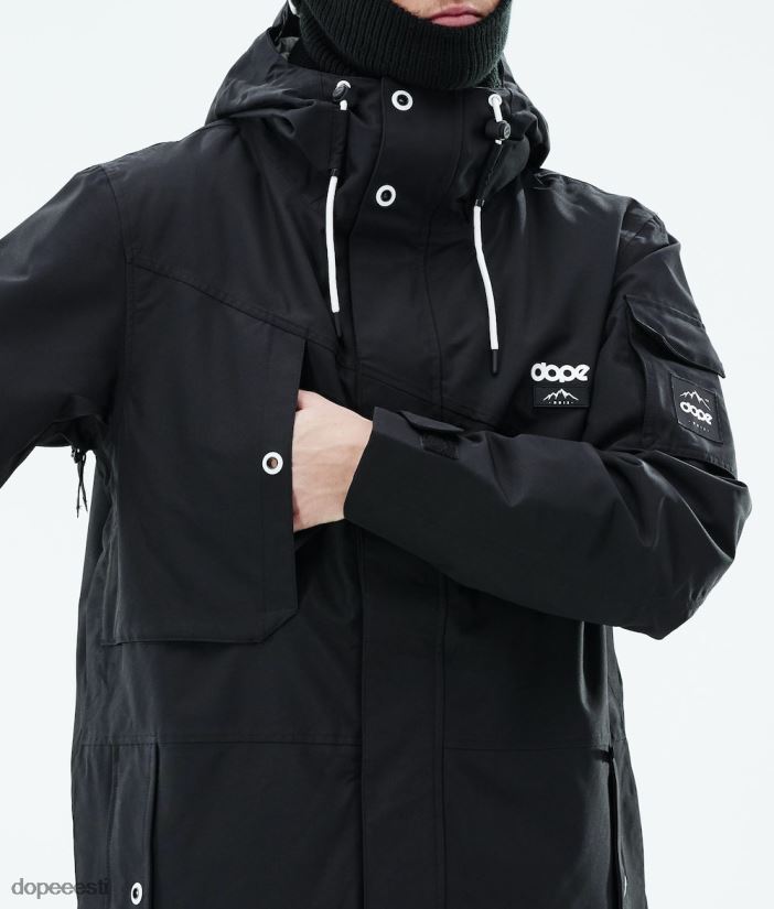 Dope Snow Eesti - mehed vilunud 2019. aasta lumelaua jope Dope must B62VTF139 - Image 2