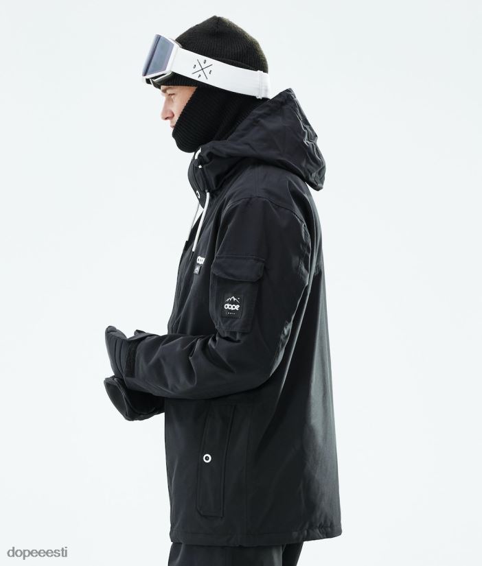 Dope Snow Eesti - mehed vilunud 2019. aasta lumelaua jope Dope must B62VTF139 - Image 7