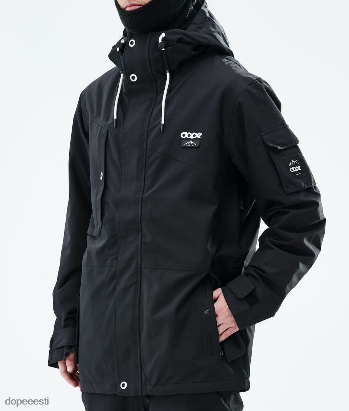 Dope Snow Eesti - mehed vilunud 2019. aasta lumelaua jope Dope must B62VTF139 - Image 9