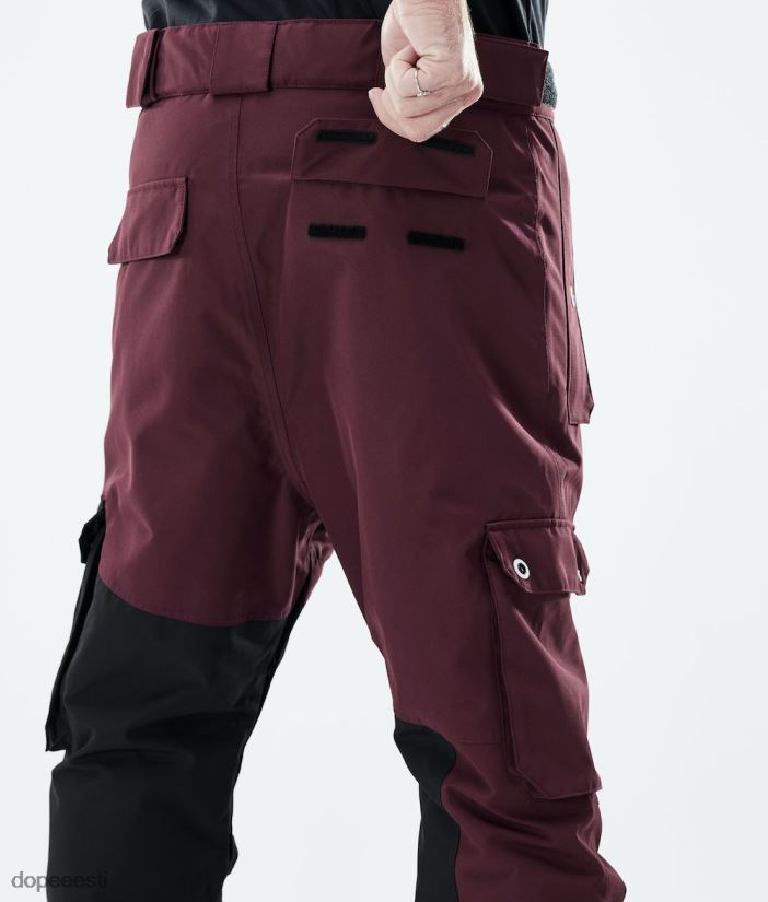 Dope Snow Eesti - mehed vilunud 2021. aasta lumelauapüksid Dope Burgundia/must B62VTF207 - Image 2