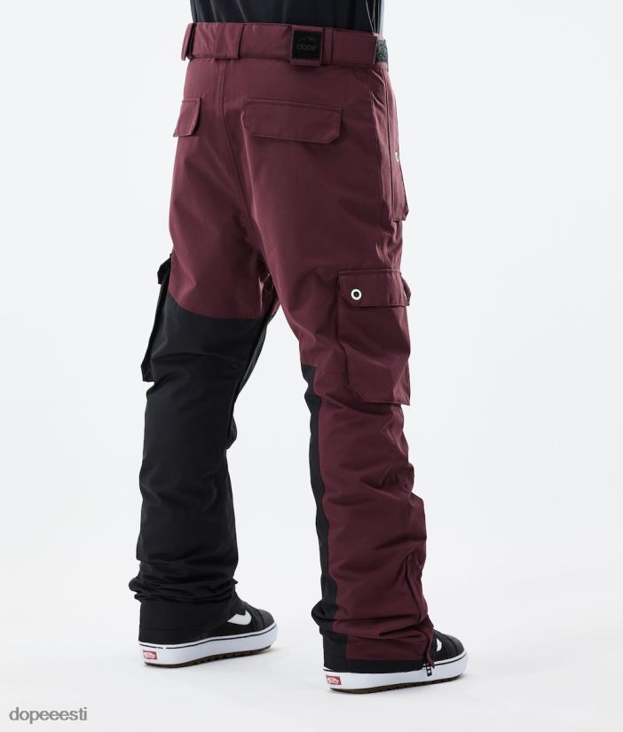 Dope Snow Eesti - mehed vilunud 2021. aasta lumelauapüksid Dope Burgundia/must B62VTF207 - Image 7