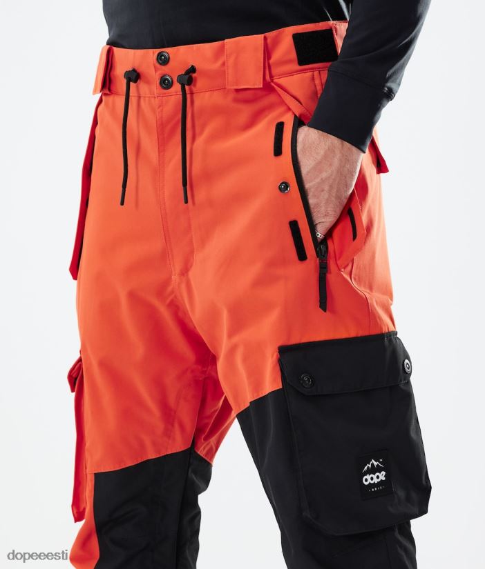 Dope Snow Eesti - mehed vilunud 2021. aasta lumelauapüksid Dope oranž/must B62VTF218 - Image 4