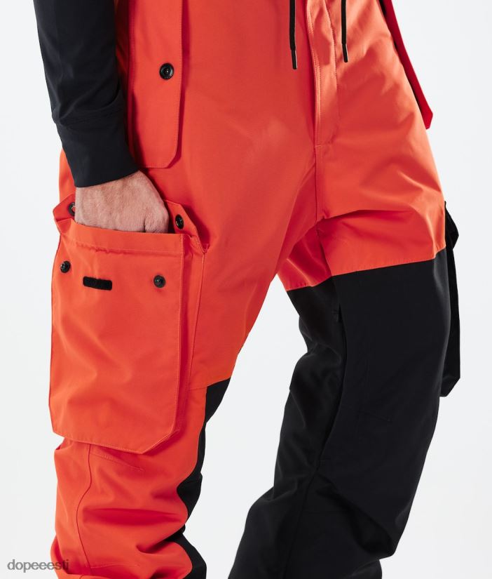 Dope Snow Eesti - mehed vilunud 2021. aasta lumelauapüksid Dope oranž/must B62VTF218 - Image 5