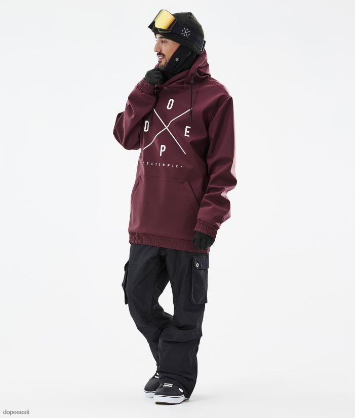 Dope Snow Eesti - mehed Yeti lumelaua jope Dope 2x-up Burgundia B62VTF27 - Image 8