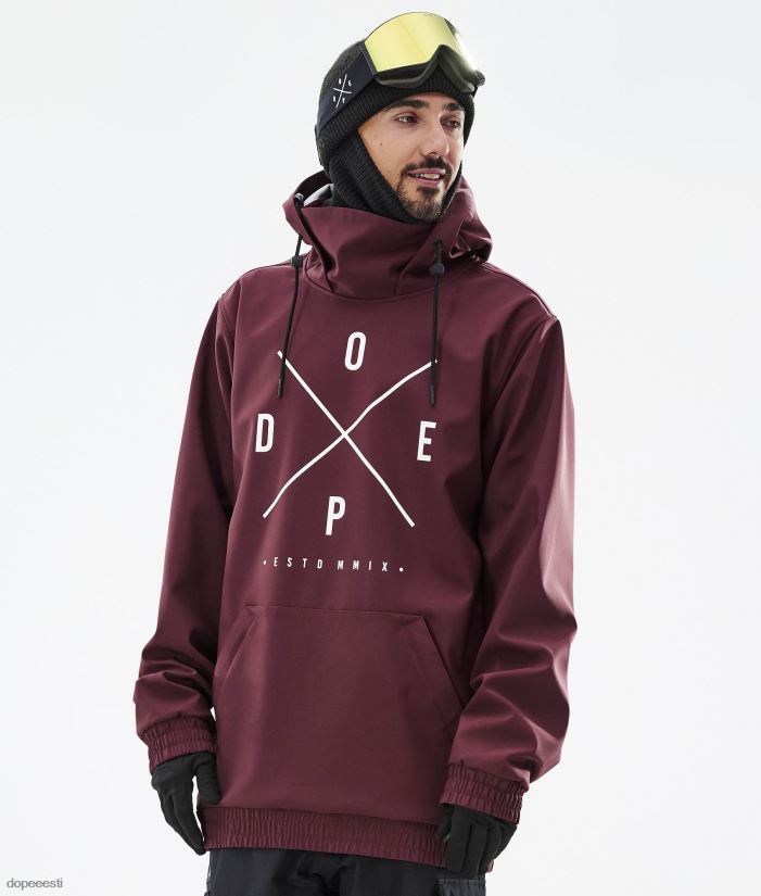 Dope Snow Eesti - mehed Yeti lumelaua jope Dope 2x-up Burgundia B62VTF27 - Image 1