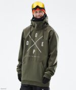 Dope Snow Eesti - mehed Yeti lumelaua jope Dope 2x-up oliiviroheline B62VTF38