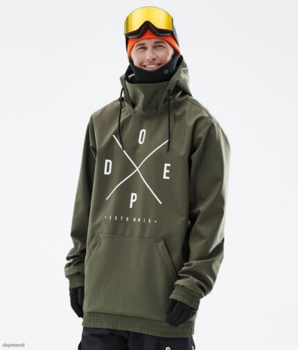 Dope Snow Eesti - mehed Yeti lumelaua jope Dope 2x-up oliiviroheline B62VTF38