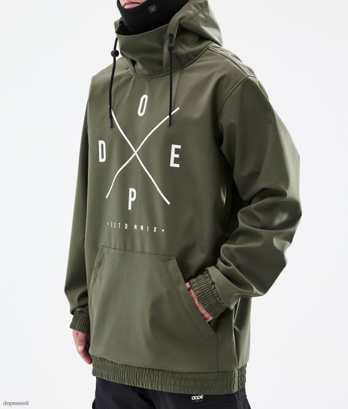 Dope Snow Eesti - mehed Yeti lumelaua jope Dope 2x-up oliiviroheline B62VTF38 - Image 8
