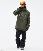Dope Snow Eesti - mehed Yeti lumelaua jope Dope 2x-up oliiviroheline B62VTF38 - Image 9