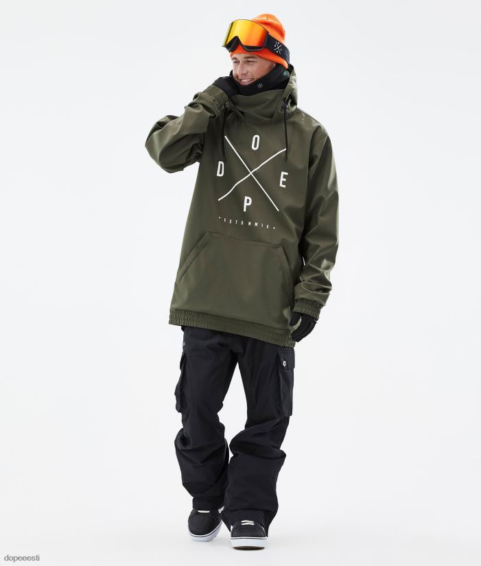 Dope Snow Eesti - mehed Yeti lumelaua jope Dope 2x-up oliiviroheline B62VTF38 - Image 9