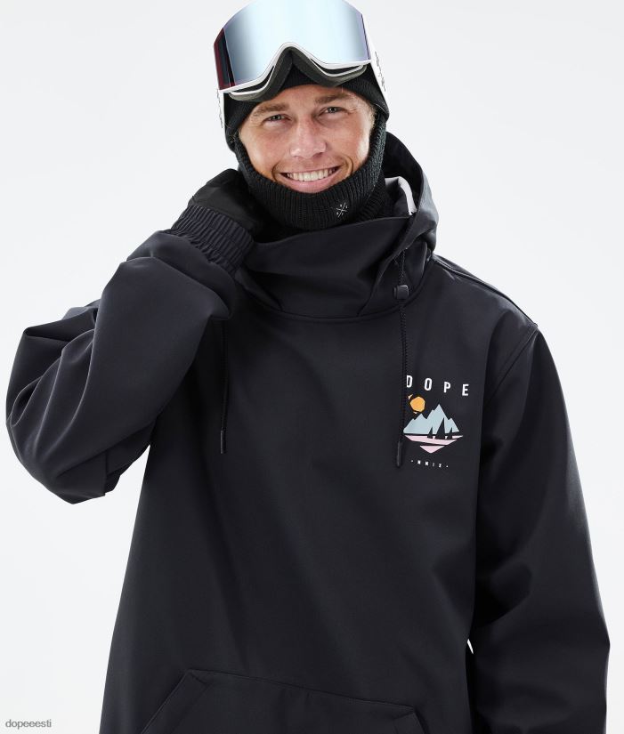 Dope Snow Eesti - mehed Yeti lumelaua jope Dope mänd must B62VTF71 - Image 3