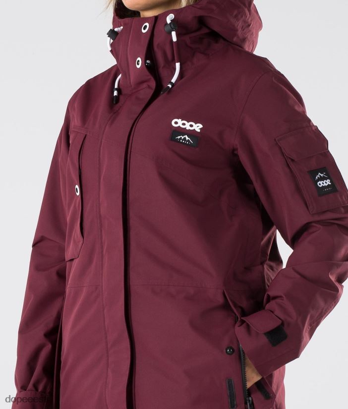 Dope Snow Eesti - naised adept w 2019 lumelaua jope Dope Burgundia B62VTF647 - Image 4
