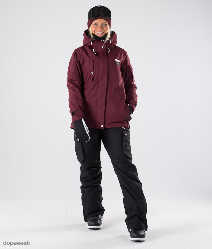 Dope Snow Eesti - naised adept w 2019 lumelaua jope Dope Burgundia B62VTF647 - Image 7
