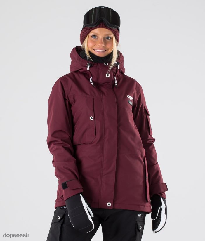 Dope Snow Eesti - naised adept w 2019 lumelaua jope Dope Burgundia B62VTF647 - Image 1