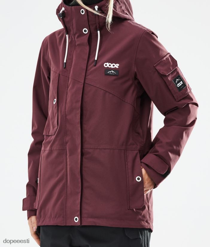 Dope Snow Eesti - naised adept w 2021 lumelaua jope Dope Burgundia B62VTF571 - Image 12