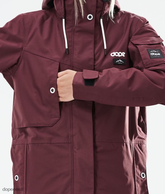Dope Snow Eesti - naised adept w 2021 lumelaua jope Dope Burgundia B62VTF571 - Image 13