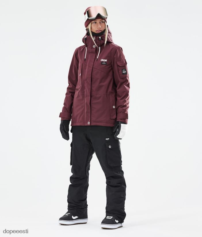 Dope Snow Eesti - naised adept w 2021 lumelaua jope Dope Burgundia B62VTF571 - Image 7