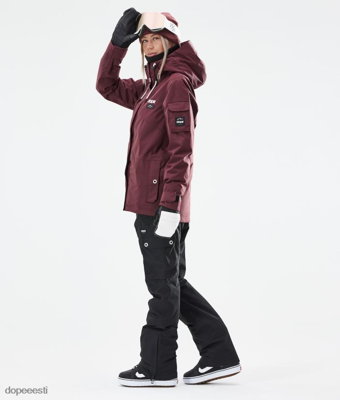 Dope Snow Eesti - naised adept w 2021 lumelaua jope Dope Burgundia B62VTF571 - Image 8