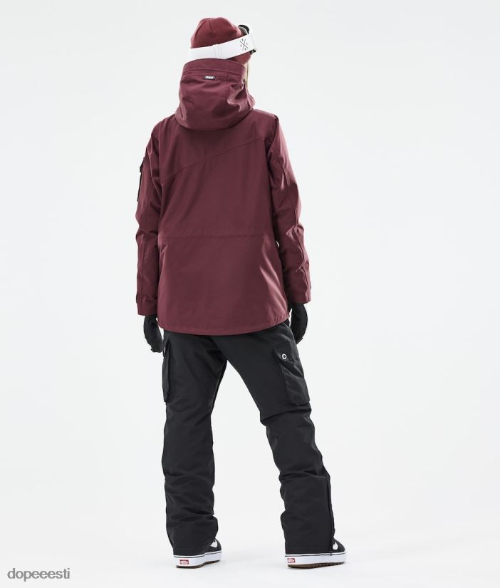 Dope Snow Eesti - naised adept w 2021 lumelaua jope Dope Burgundia B62VTF571 - Image 9
