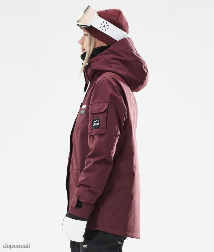 Dope Snow Eesti - naised adept w 2021 lumelaua jope Dope Burgundia B62VTF571 - Image 10