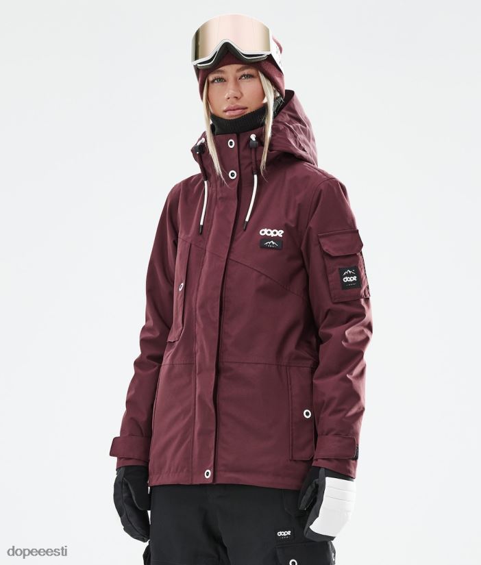 Dope Snow Eesti - naised adept w 2021 lumelaua jope Dope Burgundia B62VTF571 - Image 1