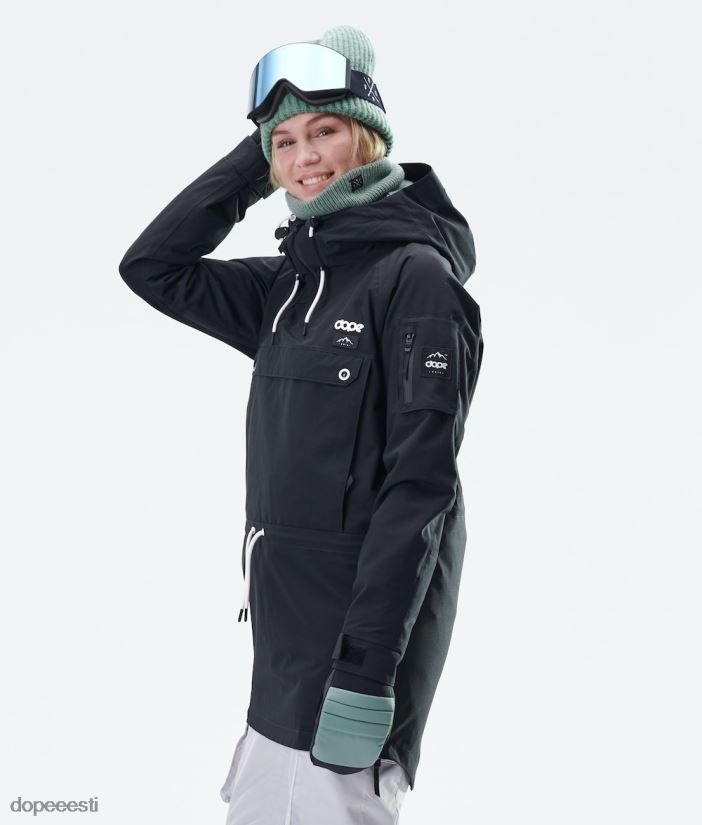Dope Snow Eesti - naised annok long w lumelaua jope Dope must B62VTF679 - Image 8
