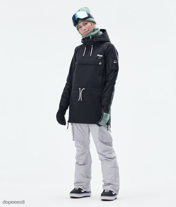 Dope Snow Eesti - naised annok long w lumelaua jope Dope must B62VTF679 - Image 10