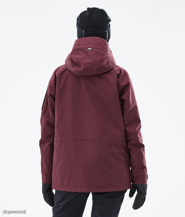 Dope Snow Eesti - naised annok w 2021 lumelaua jope Dope Burgundia B62VTF586 - Image 6