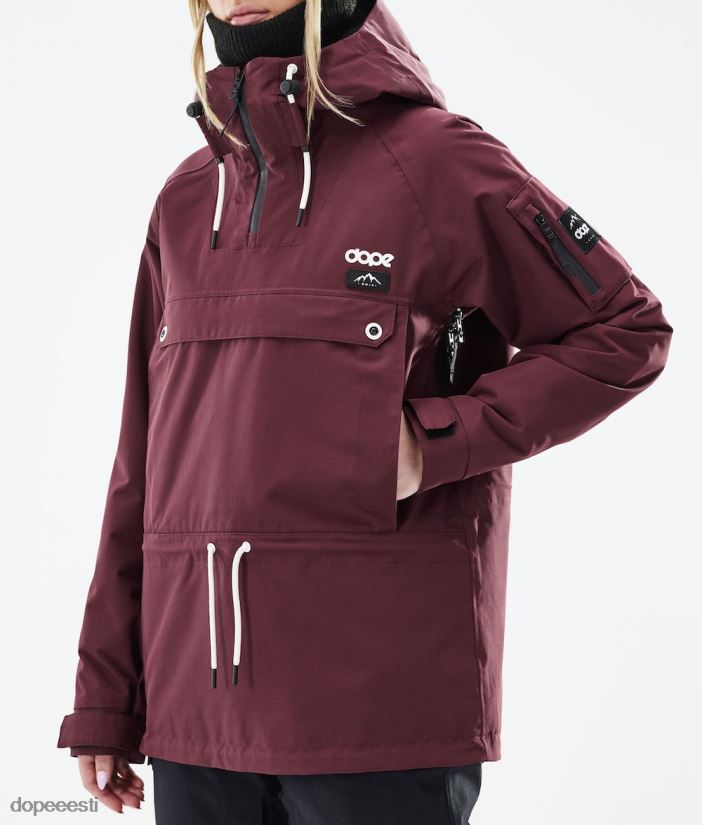 Dope Snow Eesti - naised annok w 2021 lumelaua jope Dope Burgundia B62VTF586 - Image 7