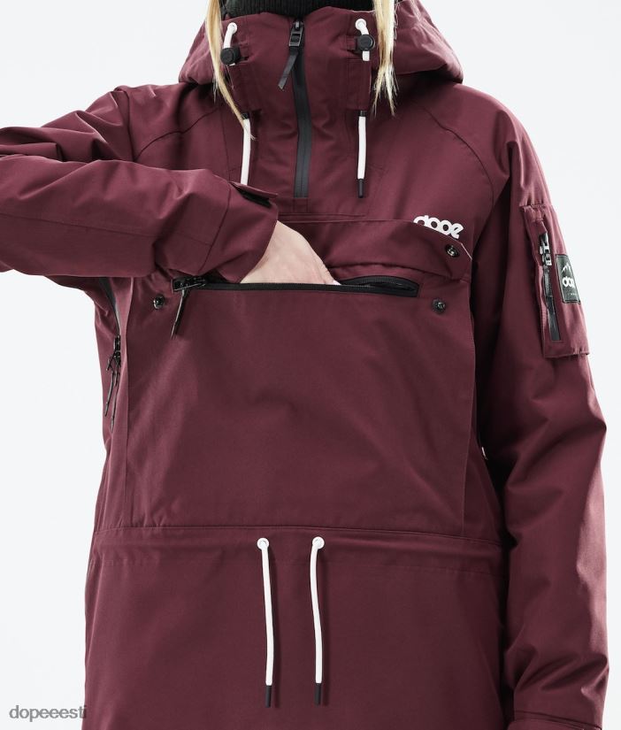 Dope Snow Eesti - naised annok w 2021 lumelaua jope Dope Burgundia B62VTF586 - Image 8