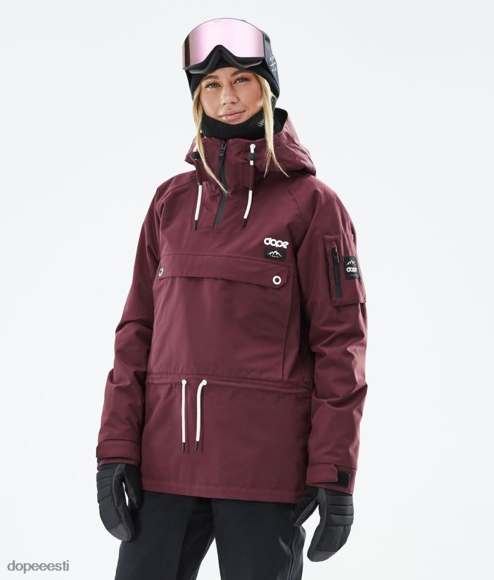 Dope Snow Eesti - naised annok w 2021 lumelaua jope Dope Burgundia B62VTF586 - Image 1