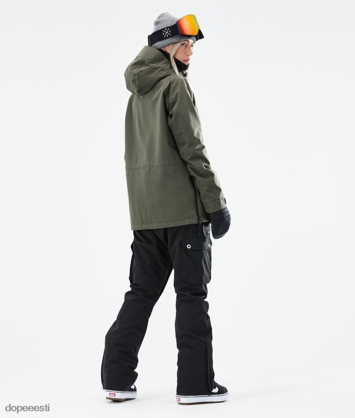 Dope Snow Eesti - naised annok w 2021 lumelaua jope Dope oliiviroheline B62VTF657 - Image 8