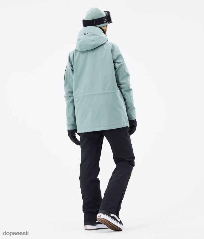 Dope Snow Eesti - naised annok w 2021 lumelaua jope Dope tuhmunud roheline B62VTF541 - Image 4
